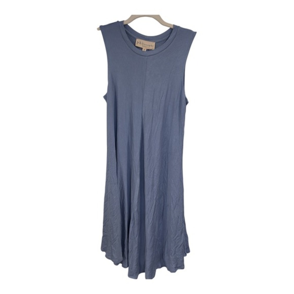 Philosophy Dresses Womens Bella Blue Sleeveless Swing T-Shirt Dress XS 9732080